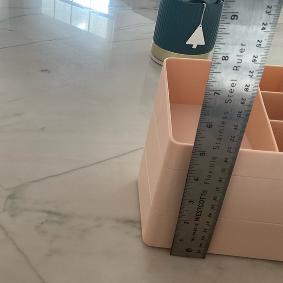 Home Essentials 3 tier stackable Make up organizer Peach - Picture 8 of 11